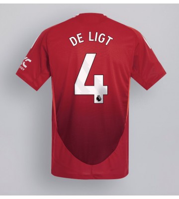 Manchester United Matthijs de Ligt #4 Primera Equipación 2024-25 Manga Corta